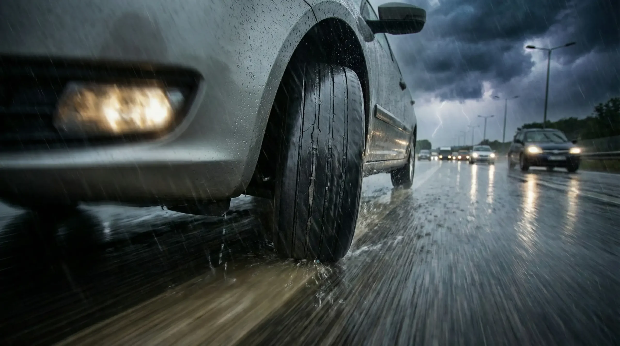 The Hidden Dangers of Bald Tires Wet Weather Safety