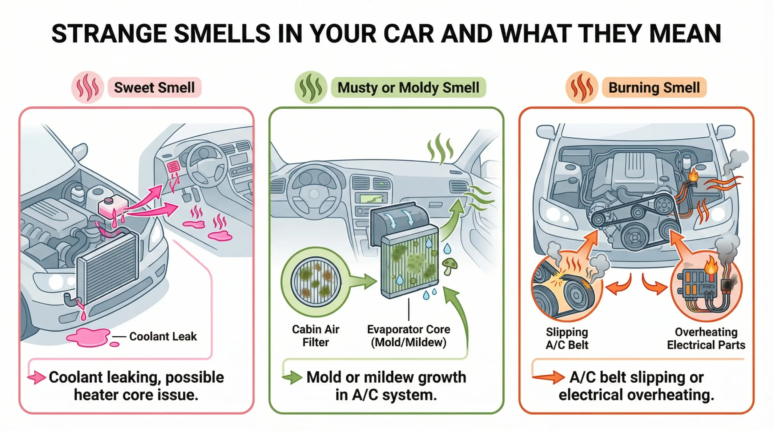Strange Smells and What They Mean