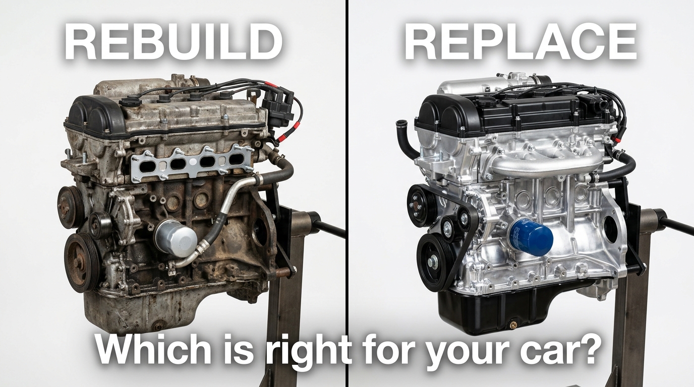 Engine Rebuild vs Replace: Which One Should You Choose? 1 Engine Rebuild vs Replace Cost Comparison